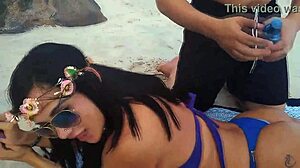 Damn, I hit the naturist beach for some raw outdoor banging!