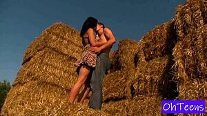 Big Tits Amateurs Erika and Karol Fuck Outdoors in Public