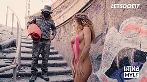 Venezuelan Slut Venus Afrodita's Slutty Hole Banged Hard In Outdoor Fucking Session With Cum And Blowjob