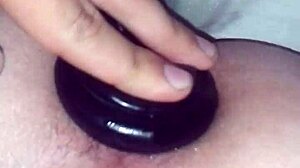 Jimena simpson- tranny fucking black dildo