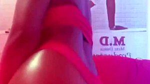 Sensual brunette teen sensualizing for fans