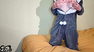 bunny, suck that cock deep and swallow the cum