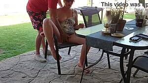 hey, mutual masturbation with stepmom turned into standing sex