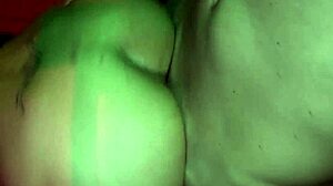 A real gang bang with a skinny MILF and a blowbang finish
