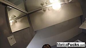 Marica's Intense Lingerie Masturbation In Front Of Mirror