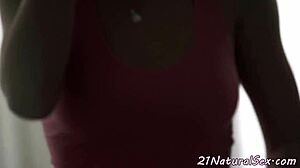 Euro Model Rides Cock In Missionary Bliss