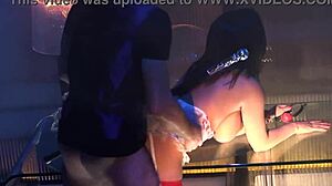 Fetish porn with hypnotic costume sex