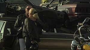 crazy passionate fuck unfolds at car scrapyard with big cock