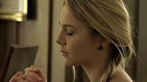 A blonde teen gets some hot erotic action in high definition