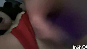 I am masturbating with a dildo in my ass, squirting beautifully