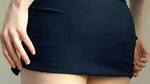 blonde with hairy pussy risks anal in public with butt plug