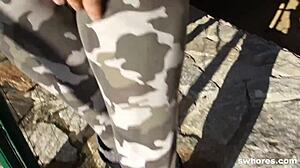 Amateur Redhead Street Whore Craves Outdoor Cock Action