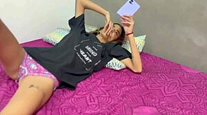 anciosa por esperar a su novio y la sorpresa es que me la termino follando bien rico