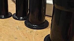 Watch this redhead slut fuck her ass with large sextoy for solo pleasure!