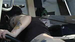 Redhead Lesbo Karlie Makes Girlfriend Cadence Cum Hard