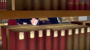 In the anime hs dxd, akeno is fucking while rias watches the ntr madness scene