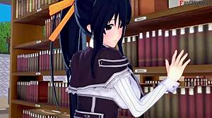 In the anime hs dxd, akeno is fucking while rias watches the ntr madness scene