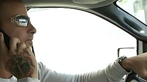 Fucking Blonde Mom with Big Tits in Stockings