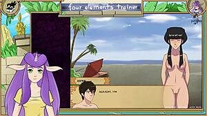 Mai's anal training reaches new heights in this game