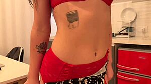 Almendra Gala's big ass and skills with a mouth are on display in this amateur video