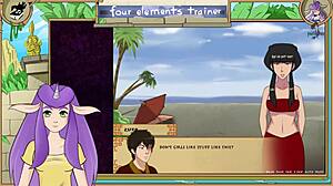 Mai's anal training reaches new heights in this game