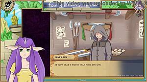 Mai reaches anal orgasm with big cock in avatar trainer scene