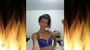 Beautiful Brunette In Blue Lingerie Trailer 01