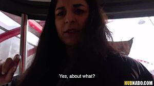 Stacy sommers watches a man masturbate on the tram