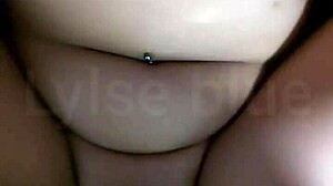 hermosa friki otaku gets fucked doggystyle and takes creampie without condom