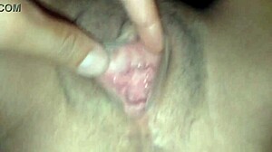 Water shoots into pussy of big ass beautiful girl with creampie orgasm!