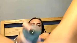 Young and tattooed Scottish woman’s solo pleasure experience
