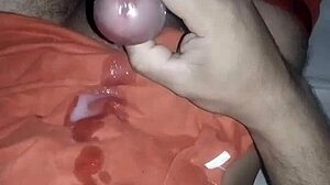 This chubby girl is masturbating while dreaming of big cock.