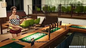 Curvy girl in cute outfit at lust academy