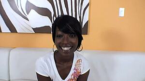 Big black cock cums hard in this ebony amateur porn xxx