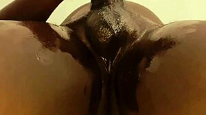 sneak peek of horny savage big black cock masturbation
