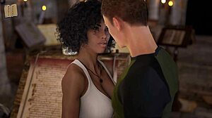 Curvy girl in cute outfit at lust academy