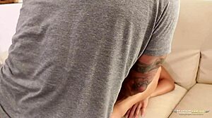 Blonde in bikini says, 'Want to see me seduce and bang this group?'