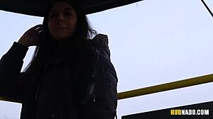 Stacy sommers watches a man masturbate on the tram