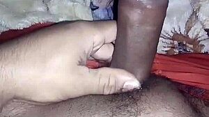 This chubby girl is masturbating while dreaming of big cock.