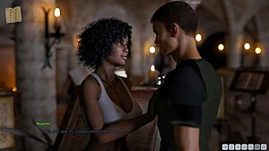 Curvy girl in cute outfit at lust academy