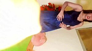 I tempt my step-sister with movies for some hot sex
