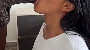 He devoured that huge meat dildo?