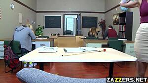 Monique alexander deep throats danny d's big cock.