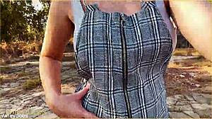 oh no, i forgot my panties under this skirt