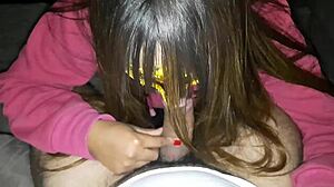 Amateur Takes Hot Creampie On Sofa With Big Cock.