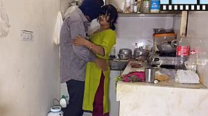 My Husband Surprises Me Cooking and Pounds Me Hard in Kitchen.