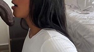 He devoured that huge meat dildo?