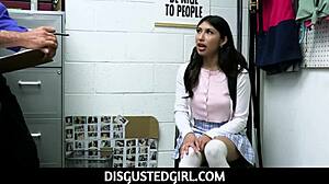 Disgustedgirl - Would You Release Me If I Give You A Blowjob? Teen 18+ Penelope Woods Asked Cop