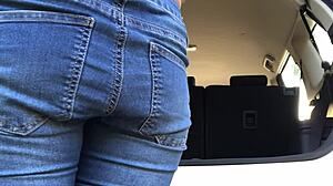 Asian girl Tina's outdoor adventure with big cock sucking