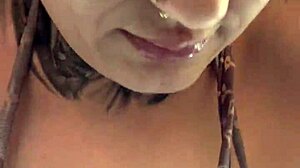 Wet academia amateur with natural tits gets fucked outside